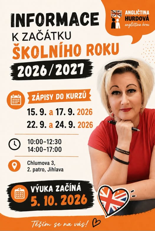 📚 INFORMACE K ZAČÁTKU ŠKOLNÍHO ROKU 2026/2027
