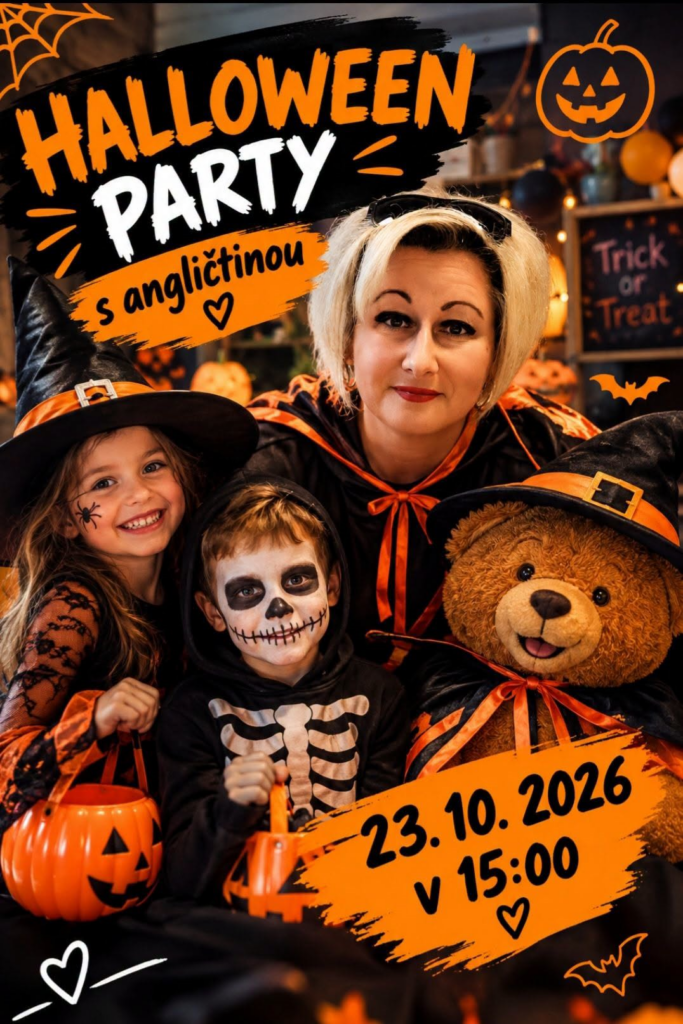 HALLOWEEN PARTY S ANGLIČTINOU! 🎃👻